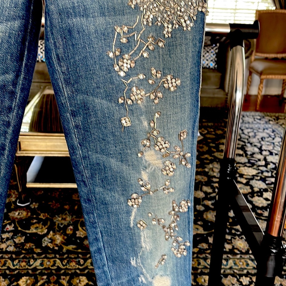 Roberto Cavalli jewels dazzled  Straight Leg Jeans
Size: XS | US2 - Picture 9 of 11
